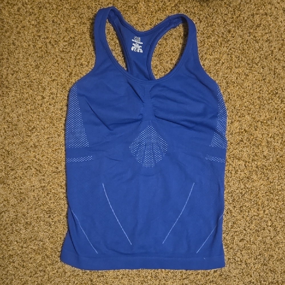 Athletic Essentials- Women's- Blue Tanktop with Built in Bra- Size Small